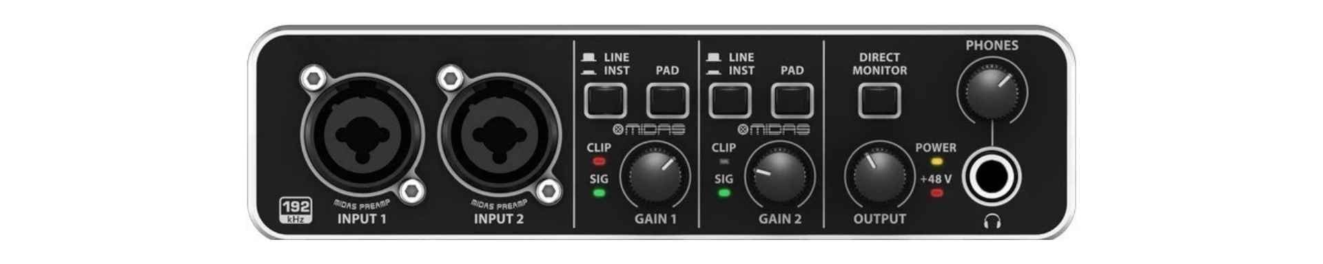 Behringer UMC22 low noise card