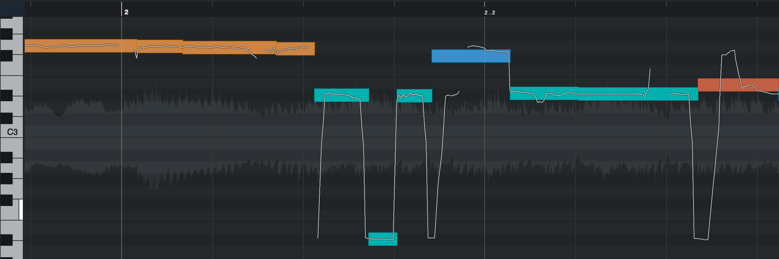 Graph mode Autotune, Melodyne and Cubase Vari Audio